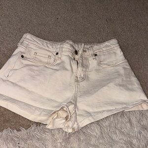 Wild Fable Off-White Jean Shorts